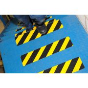 Banda antiderapanta adaptabila la suprafata 25mm x 18.3m-Negru-Galben