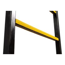   Protectie de margine antiderapanta din GRP pentru trepte de scara, 56 cm, galbena