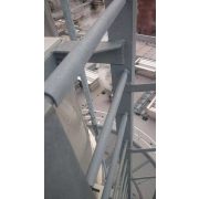 Protectie de margine antiderapanta din GRP pentru trepte de scara, 56 cm, galbena