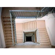 Protectie antiderapanta pentru marginea scarilor din aluminiu GRP, galbena, 1600x65x25mm