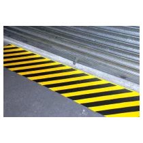   Banda antiderapanta negru-galben cu avertizare de pericol normal - 25 mm x 18,3 m