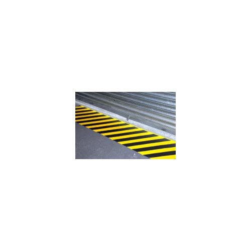 Banda antiderapanta negru-galben cu avertizare de pericol normal - 25 mm x 18,3 m