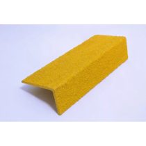  Aparatoare de margine antiderapanta pentru scari din GRP - Industriala - 55mm x 55mm x 400mm - Galben RAL 1003