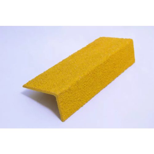 Aparatoare de margine antiderapanta pentru scari din GRP - Industriala - 55mm x 55mm x 800mm - Galben RAL 1003