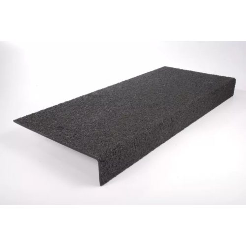 Treapta de scara antiderapanta din GRP - Industriala - 250mm x 55mm x 400mm - Negru RAL 9005