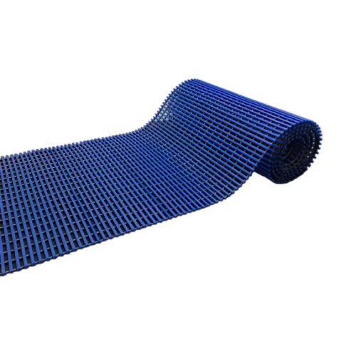 Covoras antiderapant pentru piscina Ibiza - 60cmx10m - albastru anchis