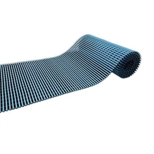 Covoras antiderapant pentru piscina Ibiza - 60cmx10m - albastru deschis