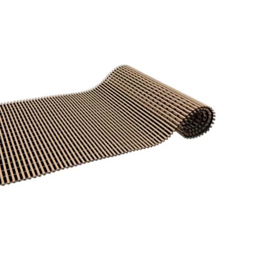 Covoras antiderapant pentru piscina Ibiza - 60cmx10m - maro deschis