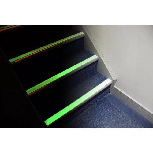 Banda antiderapanta fosforescenta de culoare solida, 90-120 minute - 19 mm x 18,3 m - Alb