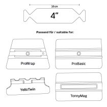   yellowings "felt" 4'' 5buc/pachet -protectie pentru raclete
