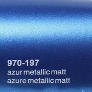 Oracal 970RA- 197M azure metallic matte premium wrapping cast, latime 1,52